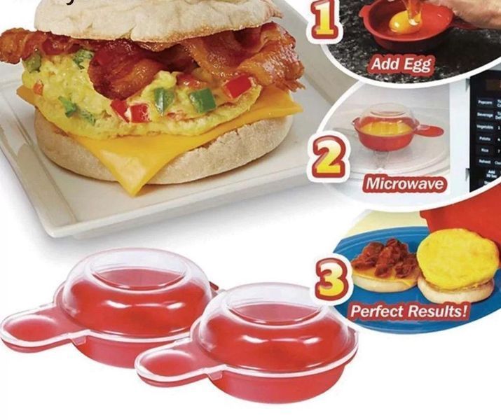 Форма для приготовления яиц в микроволновке Easy Eggwich B2367 фото