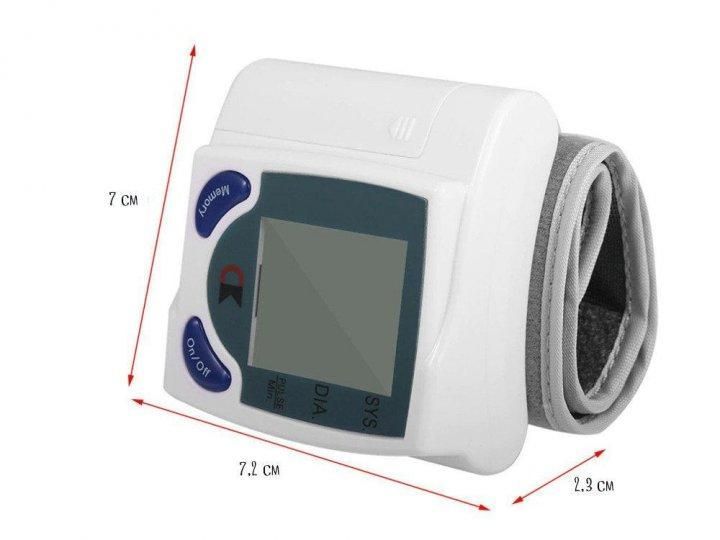 Цифровой автоматический тонометр Blood Pressure Monitor для измерения артериального давления и пульса V622HBLI фото