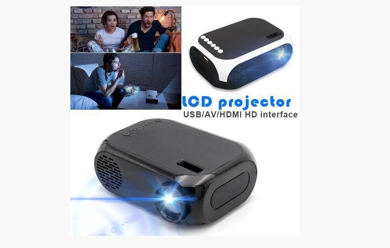 Портативный Мультимедийный Мини-проектор Led Projector YG320C TV013 фото