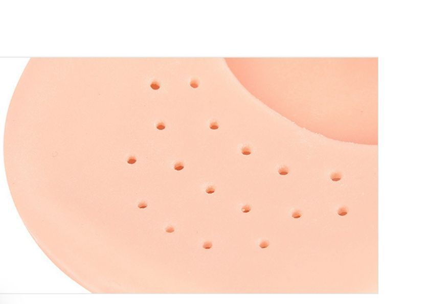 Силиконовые носки увлажняющие носочки против трения стопы ANTI-CRACK SILICONE SOCKS. Бежевый TV210 фото