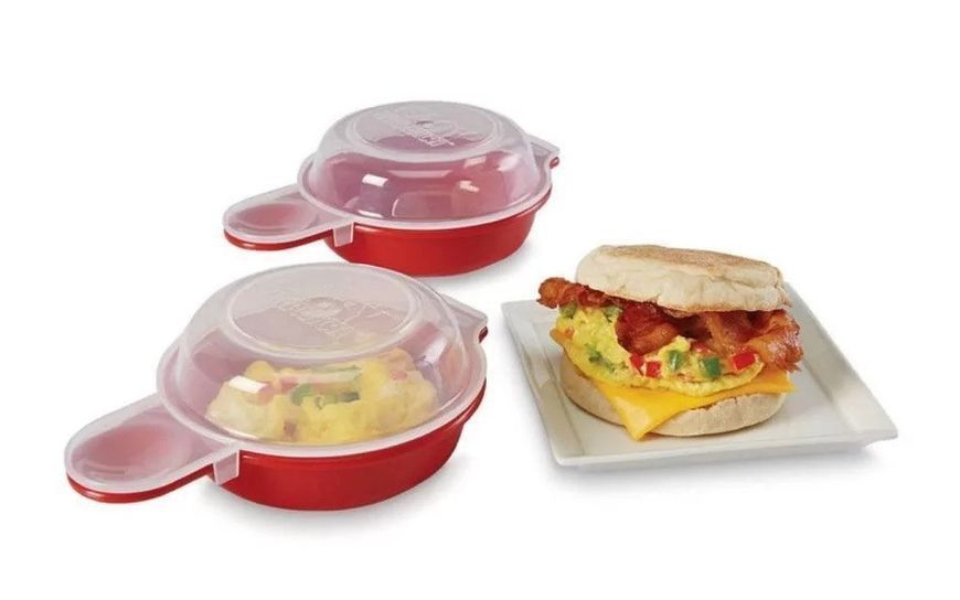 Форма для приготовления яиц в микроволновке Easy Eggwich B2367 фото