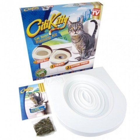 Набір для привчання кішок до унітаза CitiKitty Cat Toilet Training Kit VEN100 фото