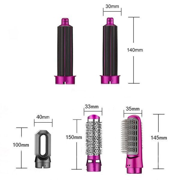 Фен мультистайлер 5в1 Hot AIR Styler Стайлер для укладання волосся й надання об'єму (20) VEN0150 фото