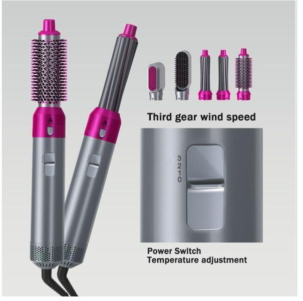 Фен мультистайлер 5в1 Hot AIR Styler Стайлер для укладання волосся й надання об'єму (20) VEN0150 фото