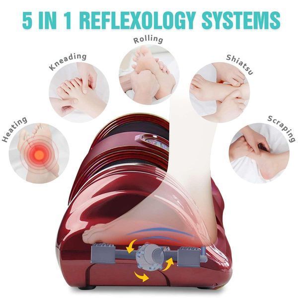 Масажер для ніг Foot Massager (БЛАЖЕННІСТЬ), ефективний масажер для стоп VEN567 фото