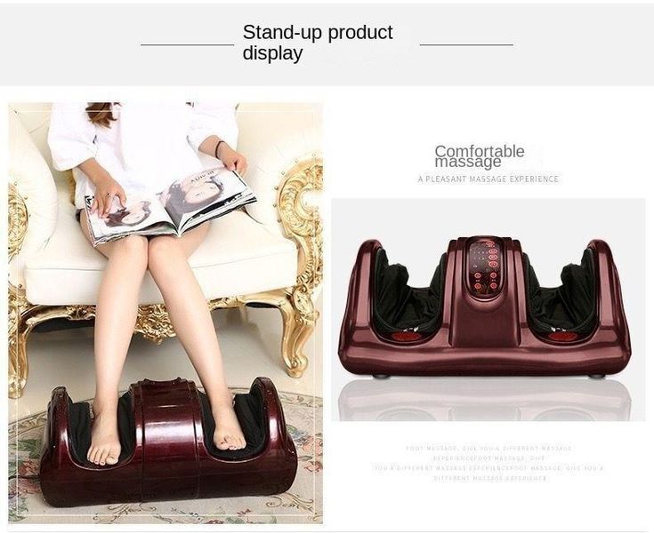 Масажер для ніг Foot Massager (БЛАЖЕННІСТЬ), ефективний масажер для стоп VEN567 фото