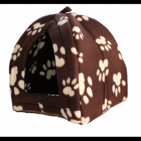 М'який будиночок для собак і кішок Pet Hut Brown VEN240 фото