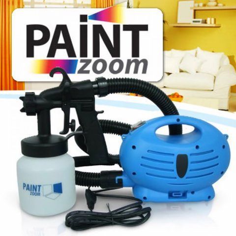 Фарборозпилювач фарбопульт Home Tools універсальний пульверизатор Paint Zoom ручний професійний (8) paintzoom фото