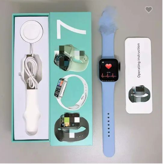 Смарт-часы Smart Watch Series 7 RED/BLUE/GREEN/SILVER / P47 TVN76 фото