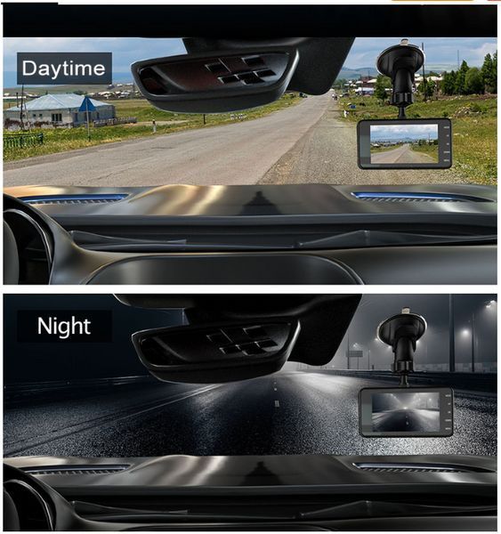 Відеореєстратор для автомобіля з задньою камерою Dual Lens A10/F9/V2 Full HD 1080 H31 3,5 дюйма TVCAMERA3.5 фото