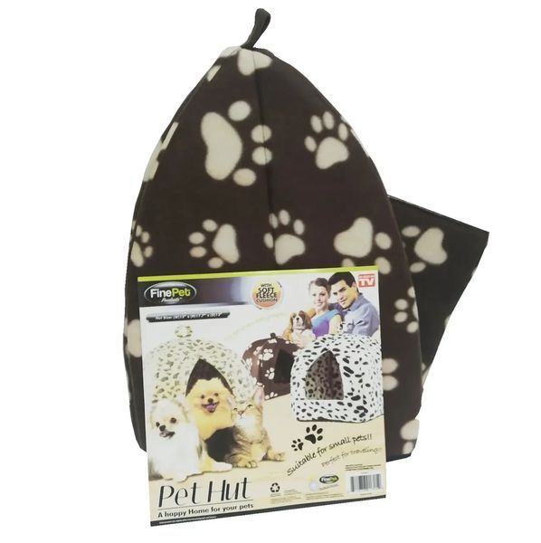 Мягкий домик для собак и кошек Pet Hut Brown VEN240 фото