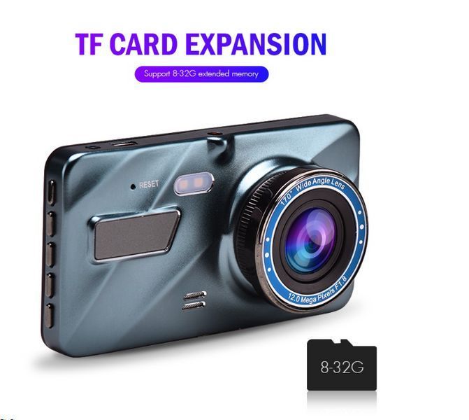 Відеореєстратор для автомобіля з задньою камерою Dual Lens A10/F9/V2 Full HD 1080 H31 3,5 дюйма TVCAMERA3.5 фото