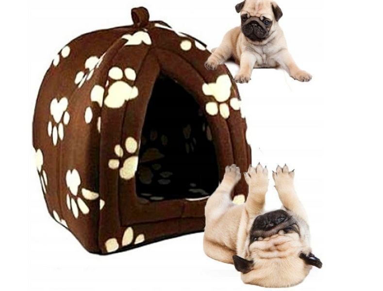 Мягкий домик для собак и кошек Pet Hut Brown VEN240 фото