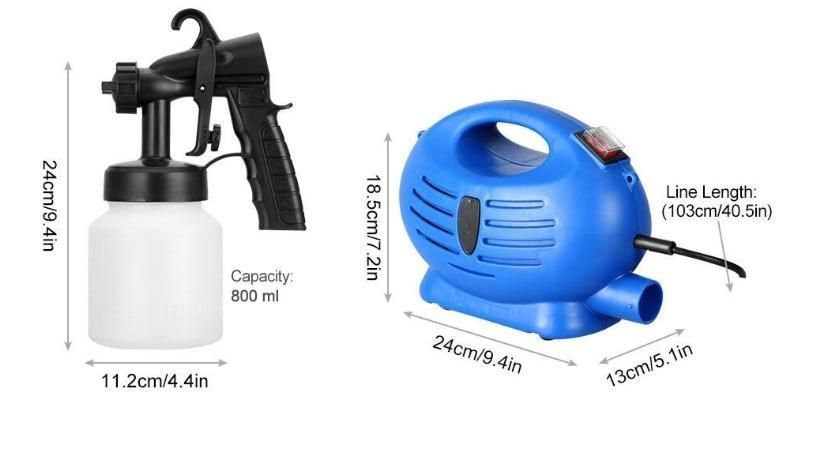 Краскораспылитель краскопульт Home Tools универсальный пульверизатор Paint Zoom ручной профессиональный (8) paintzoom фото
