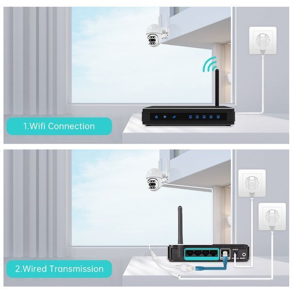 Камера поворотная видеонаблюдения 4к 5 мп WI-FI наружная уличная 8X ЗУМ ICSEE VEN0200 фото