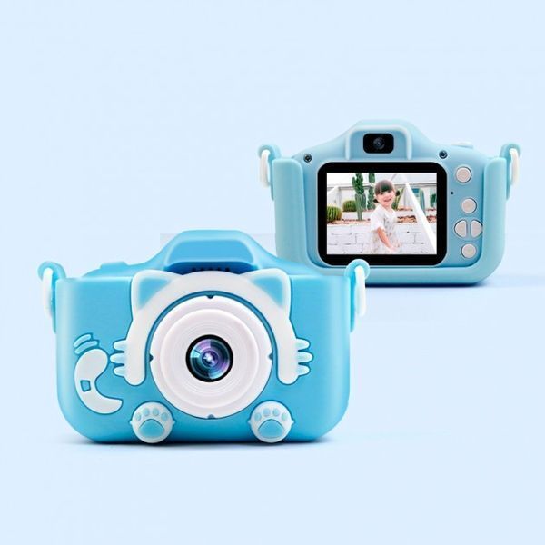 Дитячий цифровий фотоапарат Smart kids Kitty Котик фотокамера з 2" екраном із вбудованими іграми VEN666 фото