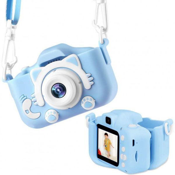 Дитячий цифровий фотоапарат Smart kids Kitty Котик фотокамера з 2" екраном із вбудованими іграми VEN666 фото