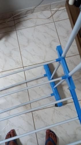 Сушилка для белья напольная Tiers Garment Rack With Wheels Синяя(6) VEN280 фото