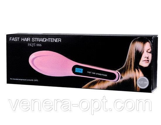 Электрическая расческа-выпрямитель FAST HAIR STRAIGHTENER HQT-906 A102 фото