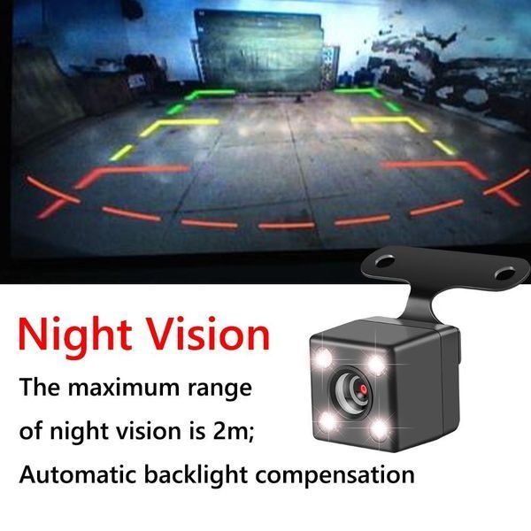 Камера заднего вида с 4LED ночным видением и 5-контактным удлинителем HD AUTO WATERPROOF CAMERA LED4100 фото
