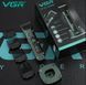 Акумуляторна машинка для стрижки VGR V-696 з насадками та LCD дисплеєм/USB зарядка VGR696 фото 1