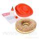 Форма силиконовая для выпечки гигантских пончиков Giant doughnut maker 2345 фото 2