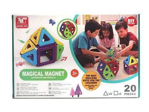 Магнітний конструктор Magical Magnet 20 деталей 16 фото