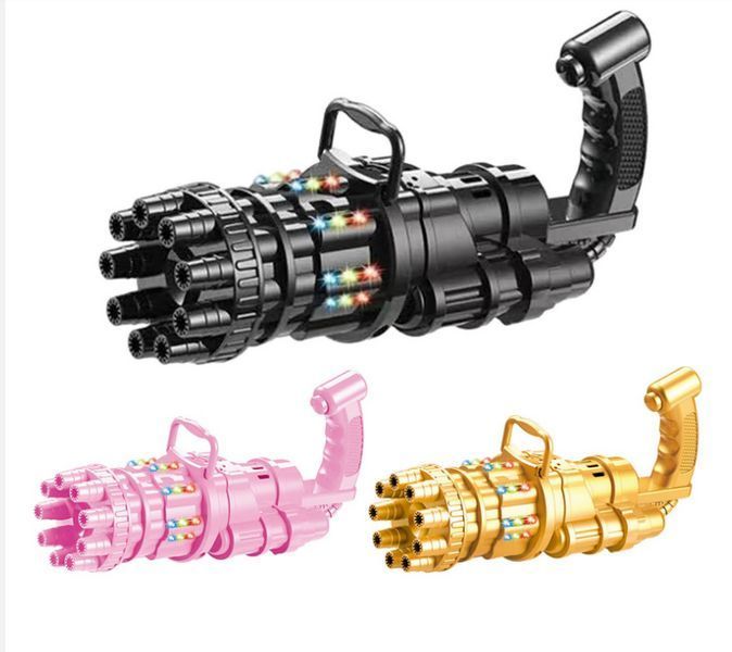 Кулемет генератор мильних бульбашок BUBBLE GUN BLASTER машинка для бульбашок автомат (Без вибору кольору) TV8222 фото