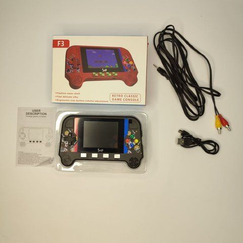 Портативная игровая консоль sup wide F3, 3,5 дюймов, 500 игр 16/8-битная игровая консоль-рокер (100) VEN110 фото