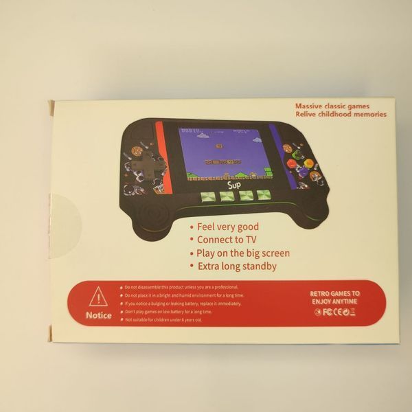 Портативная игровая консоль sup wide F3, 3,5 дюймов, 500 игр 16/8-битная игровая консоль-рокер (100) VEN110 фото