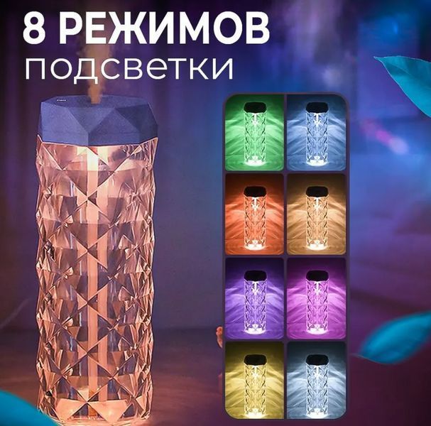 Увлажнитель воздуха ультразвуковой настольный с подсветкой, аромадиффузор для дома, 1 л L2 фото