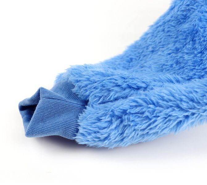 Дитячий плед-худі толстовка халат з капюшоном і рукавами 3 в 1 Huggle Pets Hoodie Синій TV-094 фото