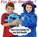 Дитячий плед-худі толстовка халат з капюшоном і рукавами 3 в 1 Huggle Pets Hoodie Синій TV-094 фото 6