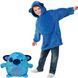 Дитячий плед-худі толстовка халат з капюшоном і рукавами 3 в 1 Huggle Pets Hoodie Синій TV-094 фото 1