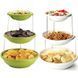 Миска трехуровневая для вечеринок twist fold 3 tiered bowl 35 фото 1