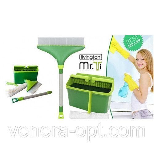 Набір для миття вікон Livington Mr. Ti 124 фото