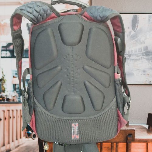 Швейцарский мужской рюкзак Swissgear 9363 с ортопедической спинкой красный пиксель TV-SWISS фото