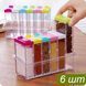 Кухонная подставка с шестью емкостями для специй Seasoning six piece set TV65 фото 5