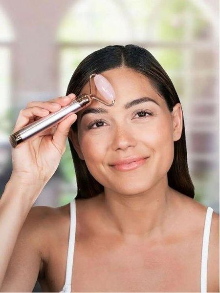 Массажер Flawless Facial Massager Roller роликовый от темных кругов для лица с 2 насадками TV293A фото