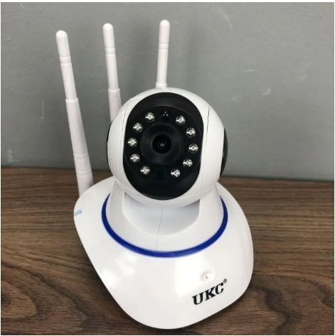 IP-камера відеоспостереження WiFi UKC V380 Q5 Y 1 автономна для дому поворотна. Программа v380 pro TVY00 фото