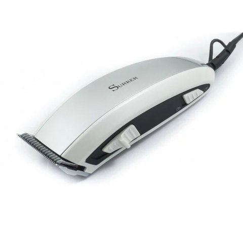 Машинка для стрижки собак и котов Surker HC-585 Pet Hair Clipper с 6 насадками, триммер Суркер 585 5-87 фото
