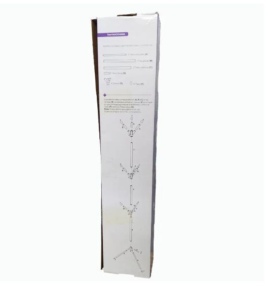 Вешалка для пола черная разборная вешалка для одежды в прихожую Coat Rack 12 крючков BR00053 VE53 фото