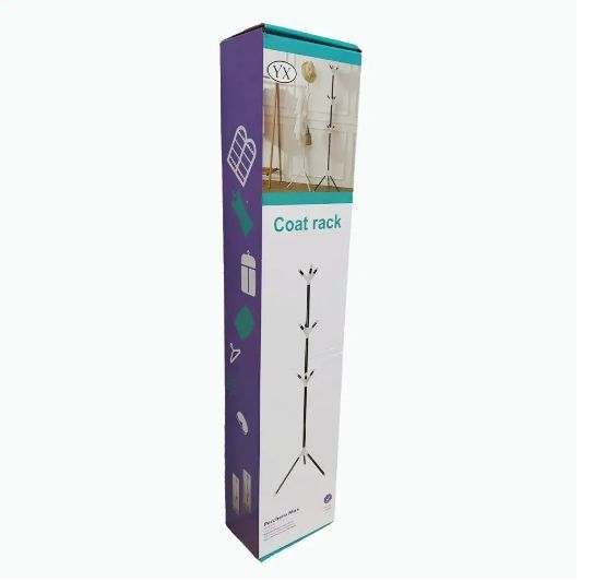 Вешалка для пола черная разборная вешалка для одежды в прихожую Coat Rack 12 крючков BR00053 VE53 фото