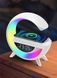 Настольная лампа, ночник c зарядкой и будильником bt-3431 RGB 3-in-1 Bluetooth колонкой 3401 фото 6