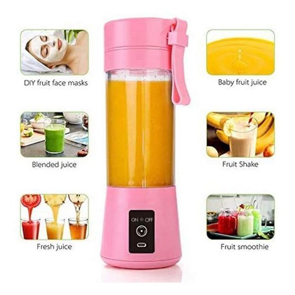 Портативный смузи блендер беспроводной Juice Cup HM-03 с 6-я ножами от USB VEN229 фото