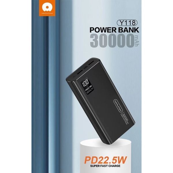Power Bank WUW Y118 30000mAh PD20W+QC3.0 22.5W VNY118 фото