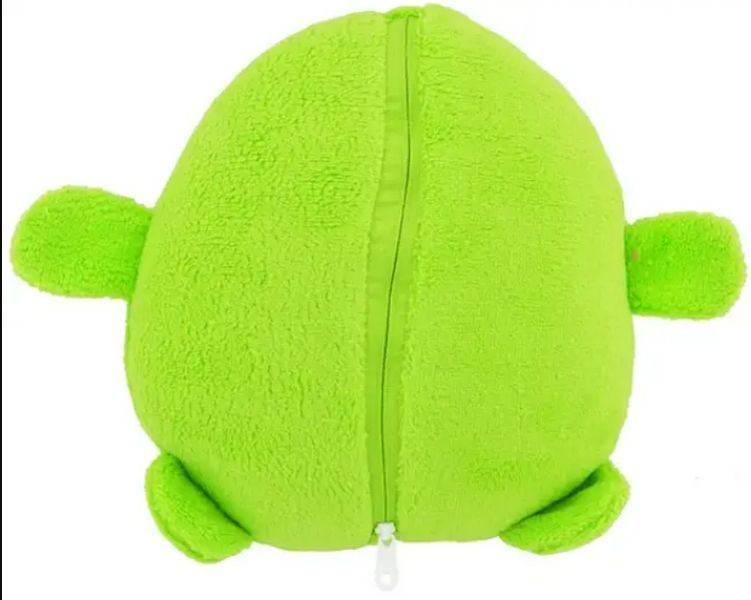 Дитячий плед-худі толстовка халат з капюшоном і рукавами 3 в 1 Huggle Pets Hoodie зелений TV-094 фото