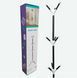 Вешалка для пола черная разборная вешалка для одежды в прихожую Coat Rack 12 крючков BR00053 VE53 фото 1