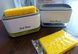 Дозатор для мийного засобу натискний з губкою Soap pump and sponge Біло-сірий VEN0218213 фото 1