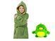 Дитячий плед-худі толстовка халат з капюшоном і рукавами 3 в 1 Huggle Pets Hoodie зелений TV-094 фото 7